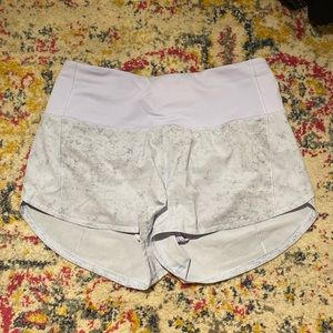 High waisted Lululemon Speed Up Shorts